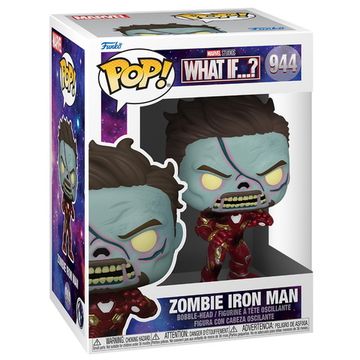 Фигурка Funko POP! Bobble Marvel What If Zombie Iron Man 57379