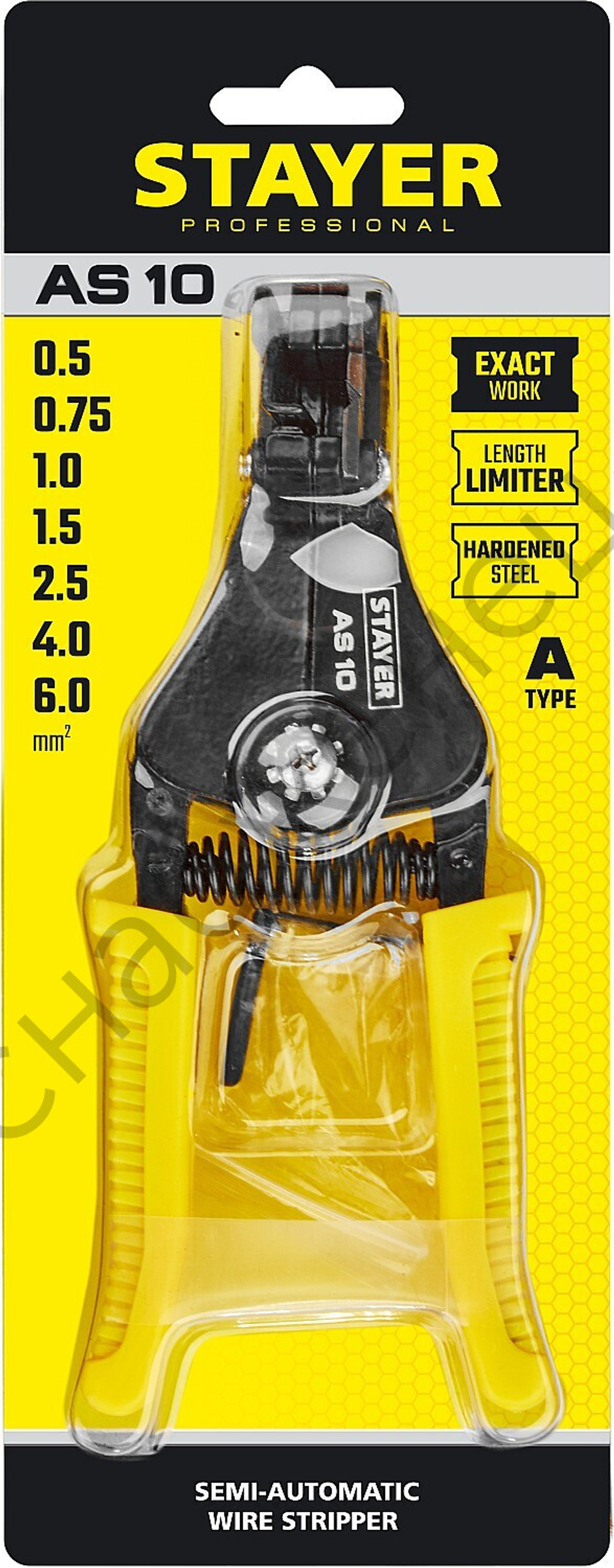 STAYER AS-10 1-6мм2, Полуавтоматический стриппер (22631_z02)