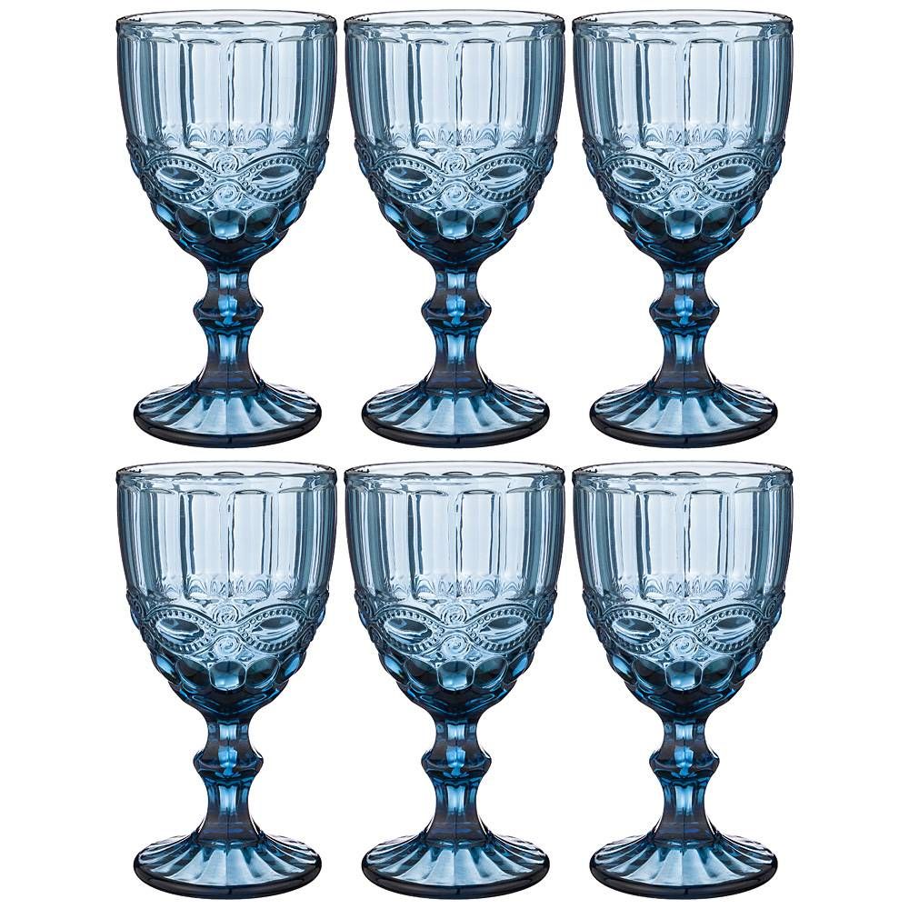 НАБОР БОКАЛОВ ДЛЯ ВИНА "СЕРПЕНТИНА" ИЗ 6ШТ. СЕРИЯ "MUZA COLOR" 300МЛ. / В=17 СМ (КОР=4НАБ.)