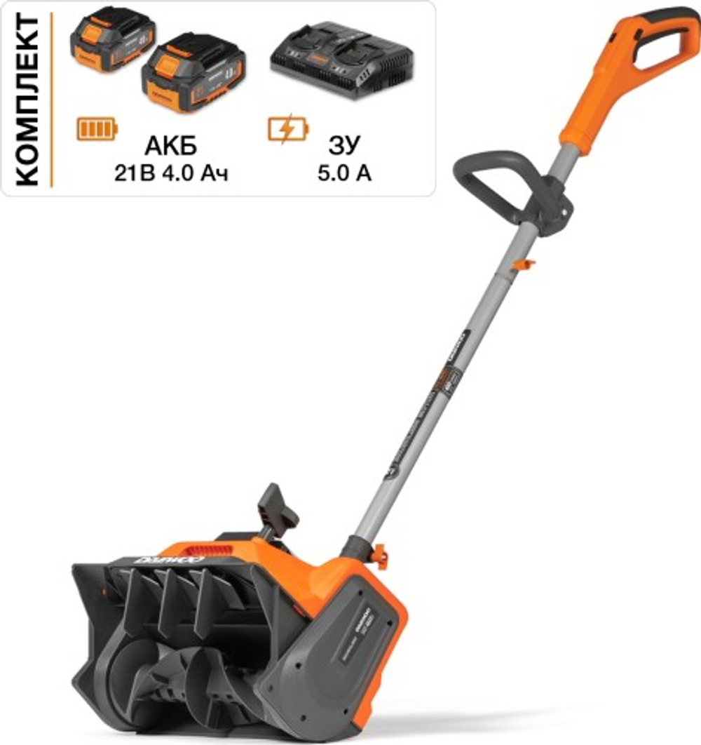 Снегоуборщик (электролопата) аккумуляторный DAEWOO DAST 4042Li SET