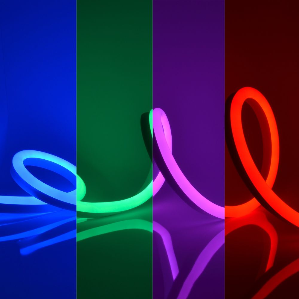 ULS-N02-5050-60LED-m-13mm-IP67-DC12V-14W-m-5M-RGB Светодиодная гибкая герметичная лента. NEON. Катушка 5м. в блистере. RGB. ТМ Uniel