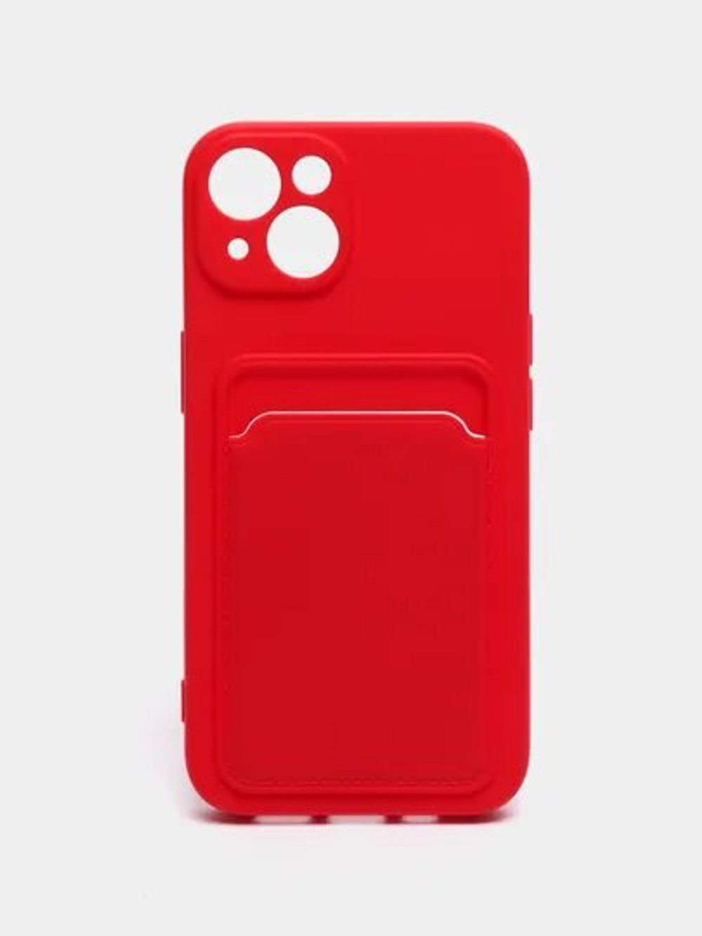 Чехол с карманом для карт на iPhone 7 Plus, 8 Plus, Красный