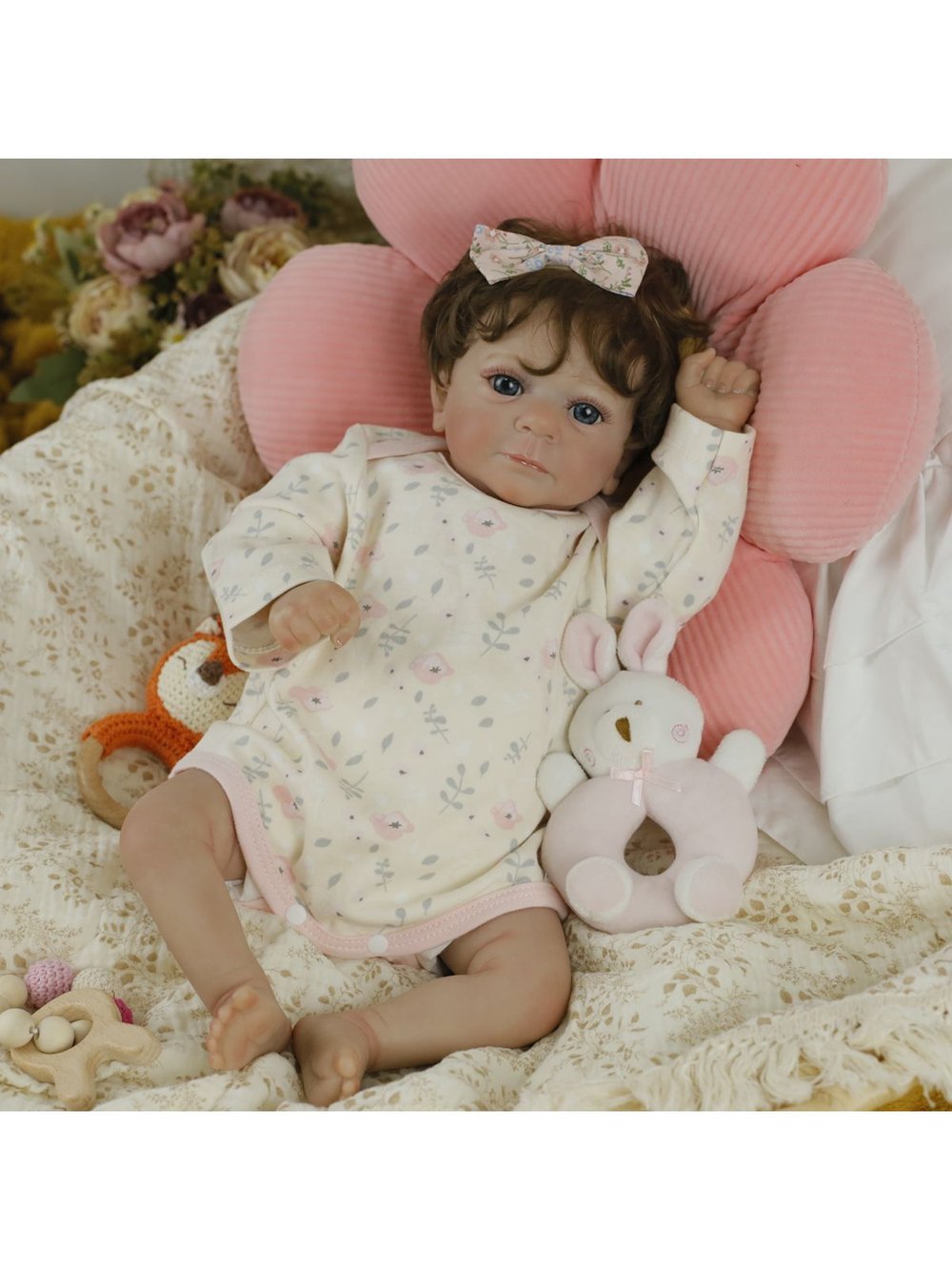 Кукла Реборн мягконабивная LifeReborn 45см (LR-017)