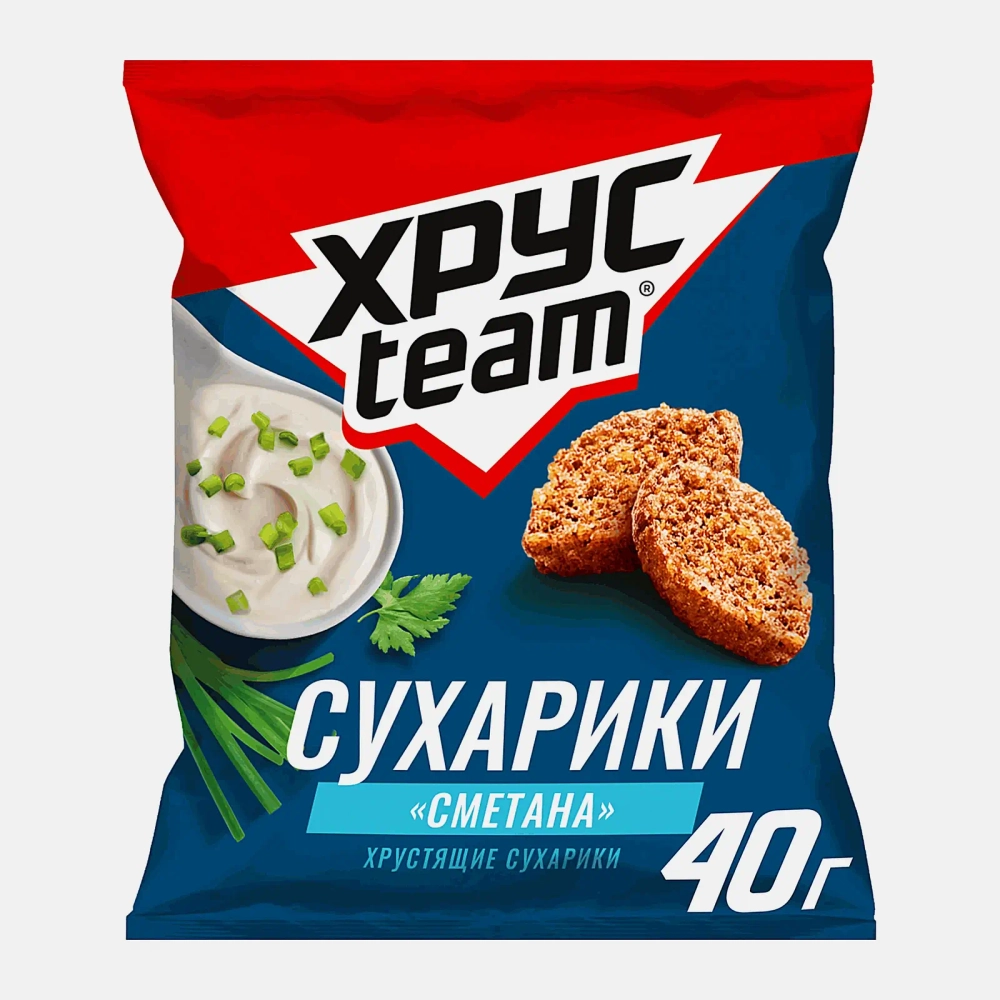 Сухарики Хрусteam Сметана 40г