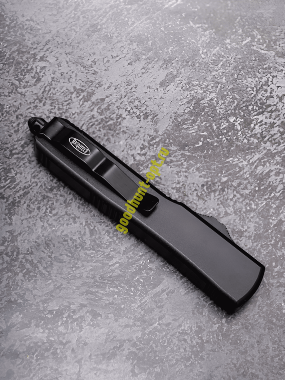 Тактический нож фронтально выкидной автоматический Microtech Черный