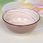 Салатник керамический «Тоскана» 600мл 13*6см кремовый