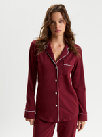 Пижама женская Ihomewear English Bordo