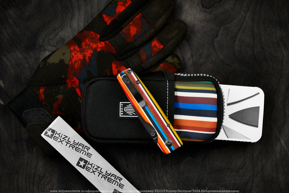 Складной нож Kizer Original сталь 154CM Черное Покрытие рукоять G10