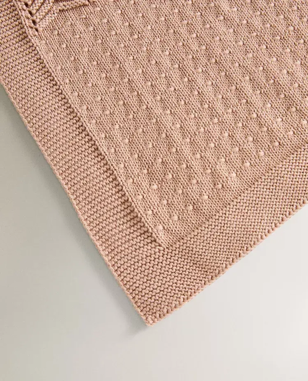 ZARA HOME ДЕТСКИЙ ПЛЕД В СТИЛЕ ПЭЧВОРК, РОЗОВЫЙ