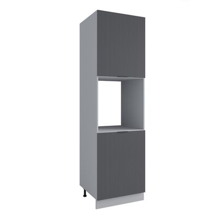 Кухня Модуль ПН 600 М (с нишей) Фенис 3Д Графит