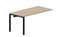 стол Strike 1580х780х750мм (2 громмета) - приставной элемент