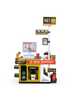 Игровой набор супермаркет магазин с кассой, свет, звук (668-172)