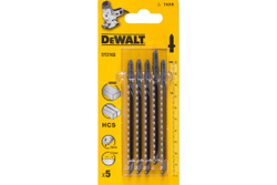 Пилки для лобзика DEWALT 5шт HCS 100х73х2.5мм рез-30мм T101В DT 2165