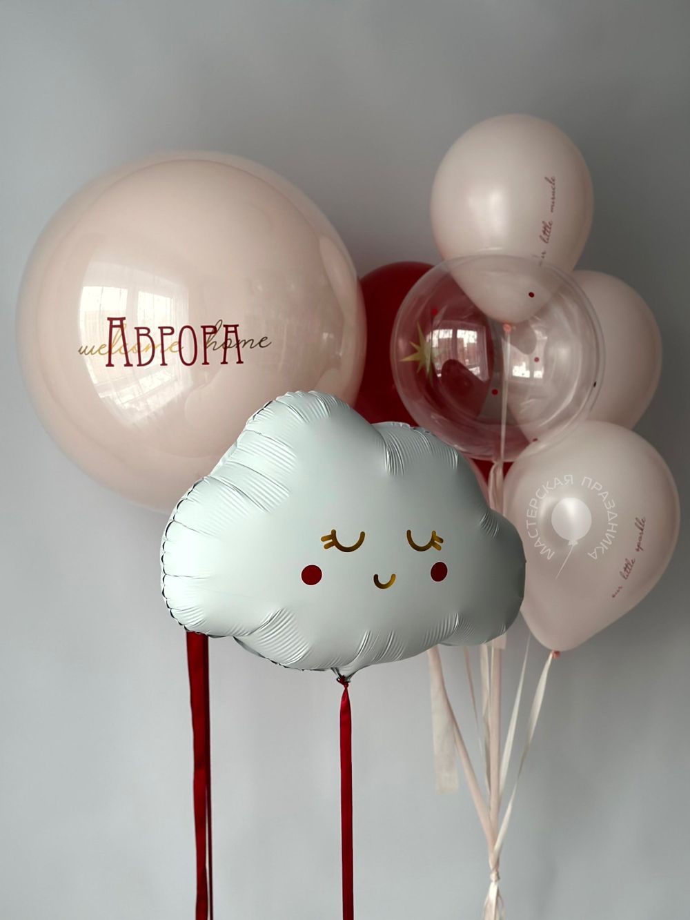 Воздушные шары на выписку для девочки №8877  Изображение5