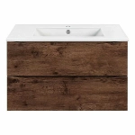 Тумба с раковиной Vincea Mia VMC-2MC800RW + VBS-13980 800 R.Wood
