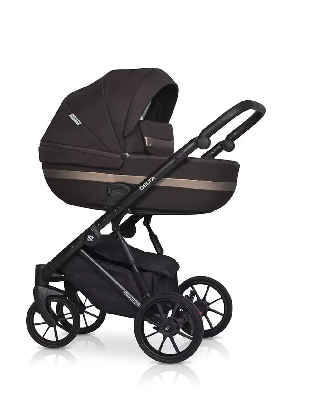 Коляска DELTA (3 в 1) (RIKO BASIC) 04 Chocolate (темно-коричневый)