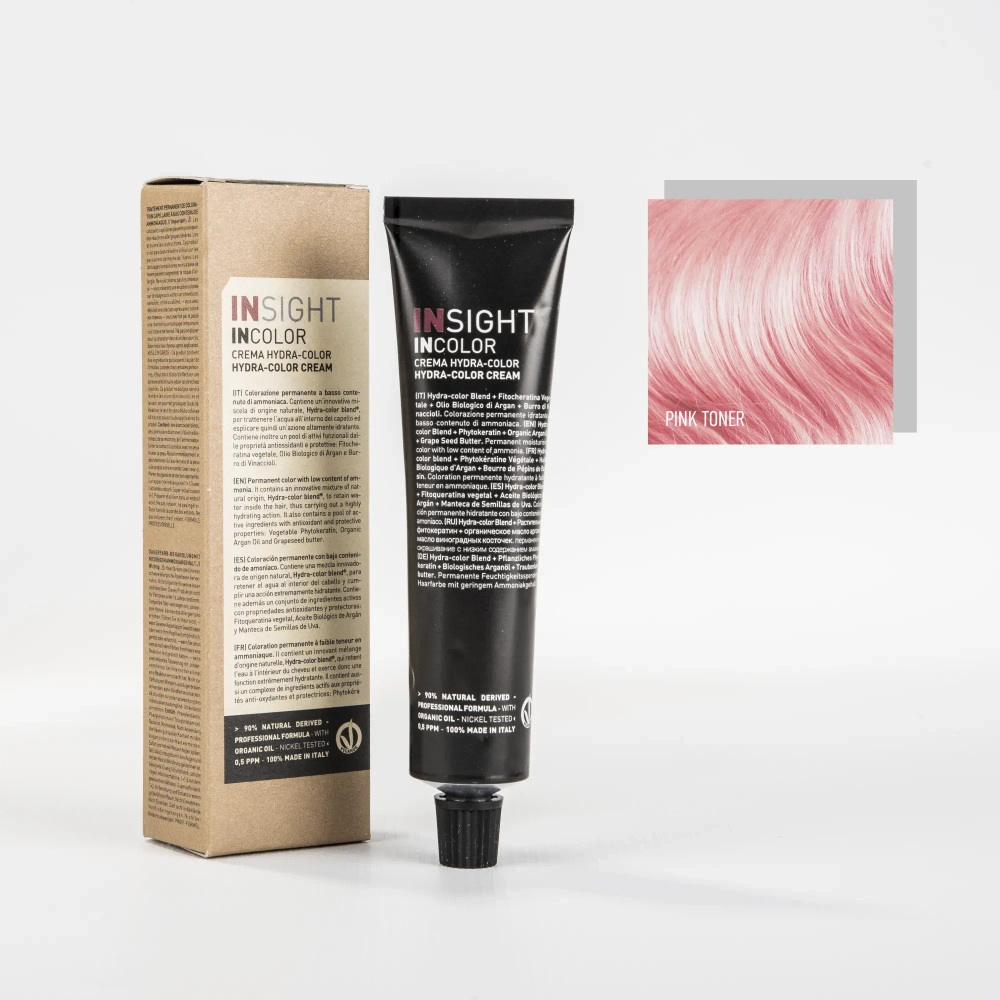 Тонер перманентный розовый PINK/8262 INCOLOR INSIGHT PROFESSIONAL, 100 мл