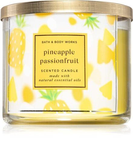 Bath & Body Works Pineapple Passionfruit - ароматическая свеча /   411  g  / GTIN 667555911894