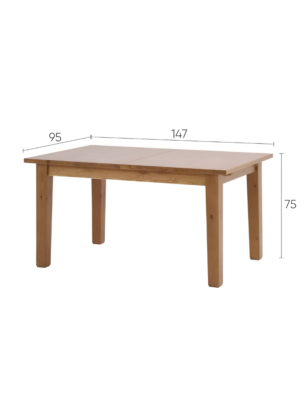 IKEA Стол складной NORDEN, 26/87/148x80, коричневый, из массива сосны, МЫРПОМ (НОРДЕН ИКЕА), из массива дерева