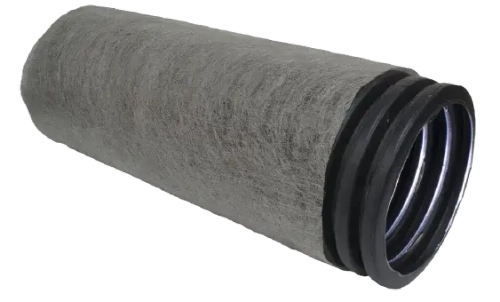 Труба одностенная дренажная ПНД 90 мм в фильтре (геотекстиль)