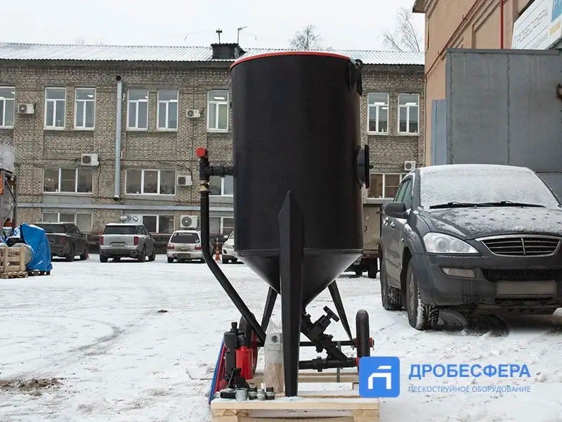 Дробеструйный аппарат PST-PS-250-3 с рукавом TWIN 20 метров