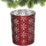 Подсвечник «Фантазия» 10*12,5 см, Красный