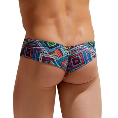 Мужские трусы-бразилиана с принтом Micro Touch Hipster (Размер: M) (Цвет: разноцветный)