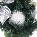 Елка в горшке «Зима» 40 см, Серебро