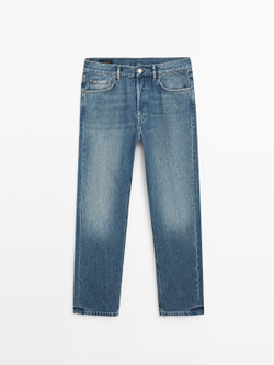 Massimo Dutti Джинсы прямого кроя, индиго