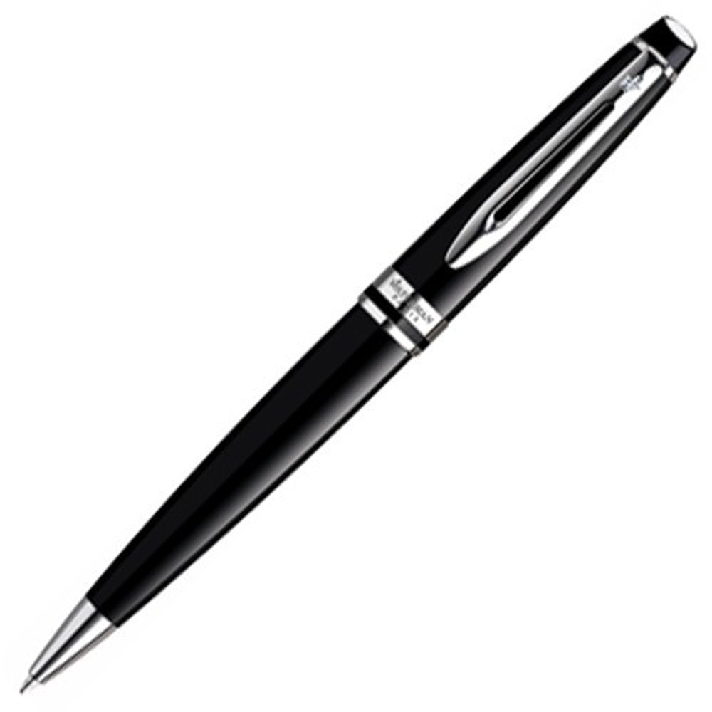 Шариковая ручка Waterman Expert Black CT S0951800 цвет черный с палладиевым покрытием в подарочной упаковке