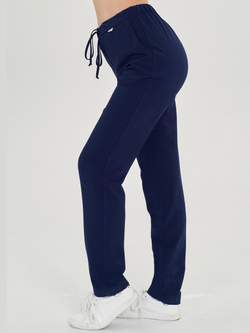 Синие брюки медицинские женские Б-125