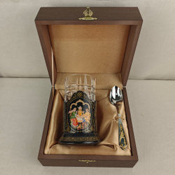 Чайный набор "Чаепитие" (Ручная роспись Палех)