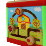 Развивающая игрушка деревянная Сортер обьемный 5 в 1, коробка C-41840