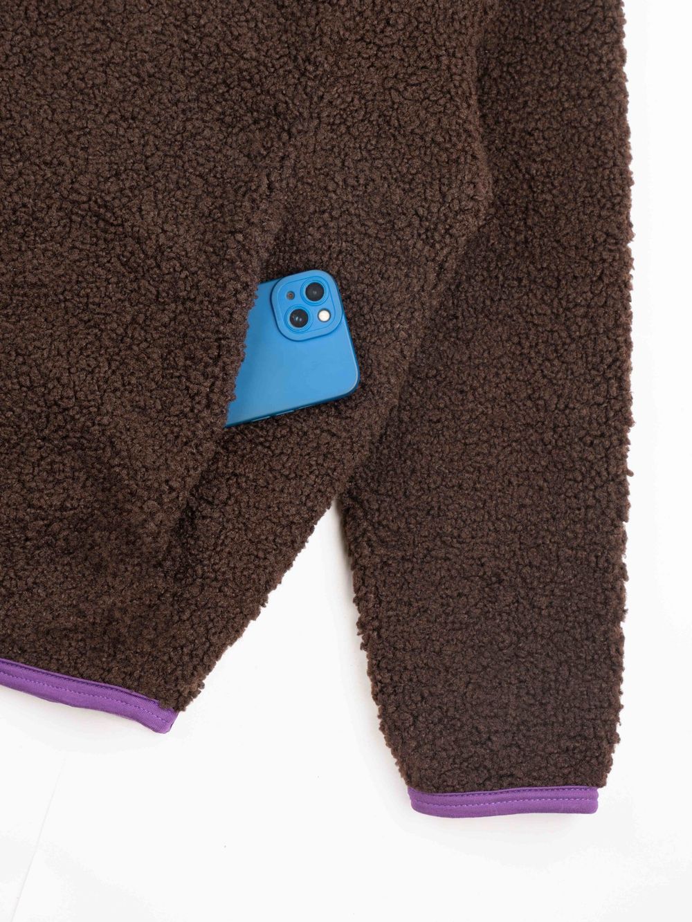 Толстовка Правда x Anteater Шерпа коричневая