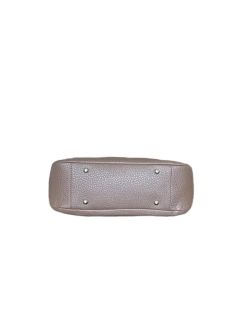 Сумка женская повседневная из экокожи серая QOZA