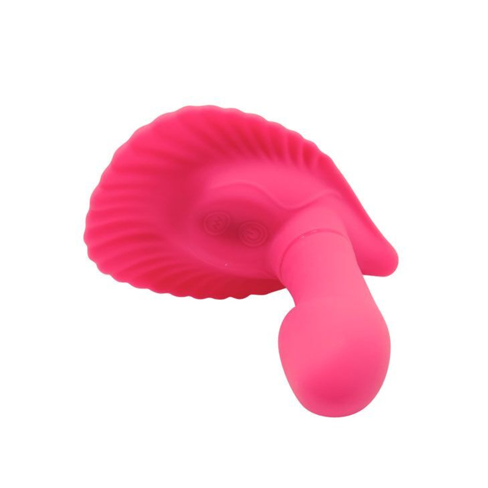 Клиторальный стимулятор с вагинальной пробкой Fancy Clamshell (Цвет: розовый)