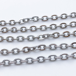 Цепочка, цвет серебро, размер звена 4*3 мм, цена за отрезок 49-51 см