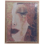 Алмазная мозаика на подрамнике с полным заполнением «МИР ЯРКИХ КРАСОК», девушка, 40*50см