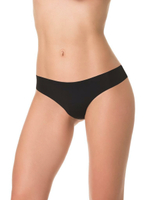 Женские трусики-бразилиана с ажурной задней частью (Размер: M) (Цвет: черный)