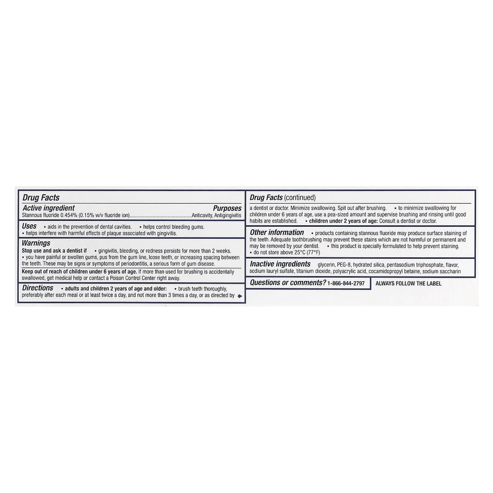 Parodontax, Ежедневная зубная паста с фтором от кариеса и десен, чистая мята, 96,4 г (3,4 унции)