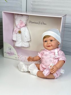 Кукла Marina and Pau 42 cм TEDDY мягконабивная (M744)