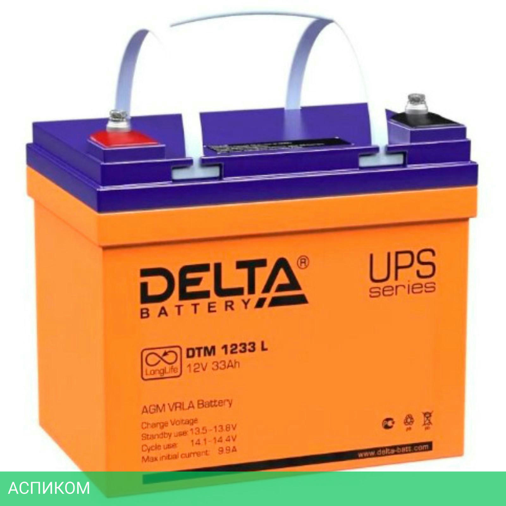 Аккумулятор для ИБП Delta DTM 1233L