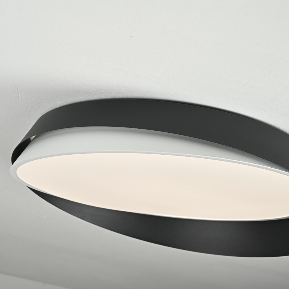 Потолочный Светильник Shell D40 White Black By Imperiumloft