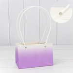 Пакет подарочный 19х12х10.5см Ваза для цветов "Градиент" (Розовый)