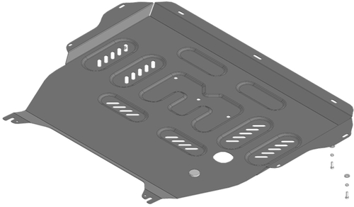 Защита стальная 2 мм двигателя и кпп для Geely Preface Motodor.74209