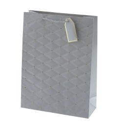 GAEM Пакет подарочный L (бумага 210г/м2, блок 12шт), L31 W12 H42 см, 4в.