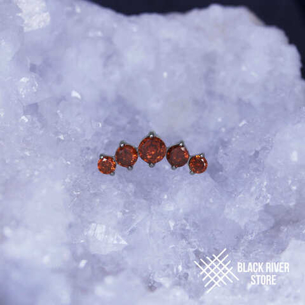 5K v.2 Mini Dark Garnet CZ