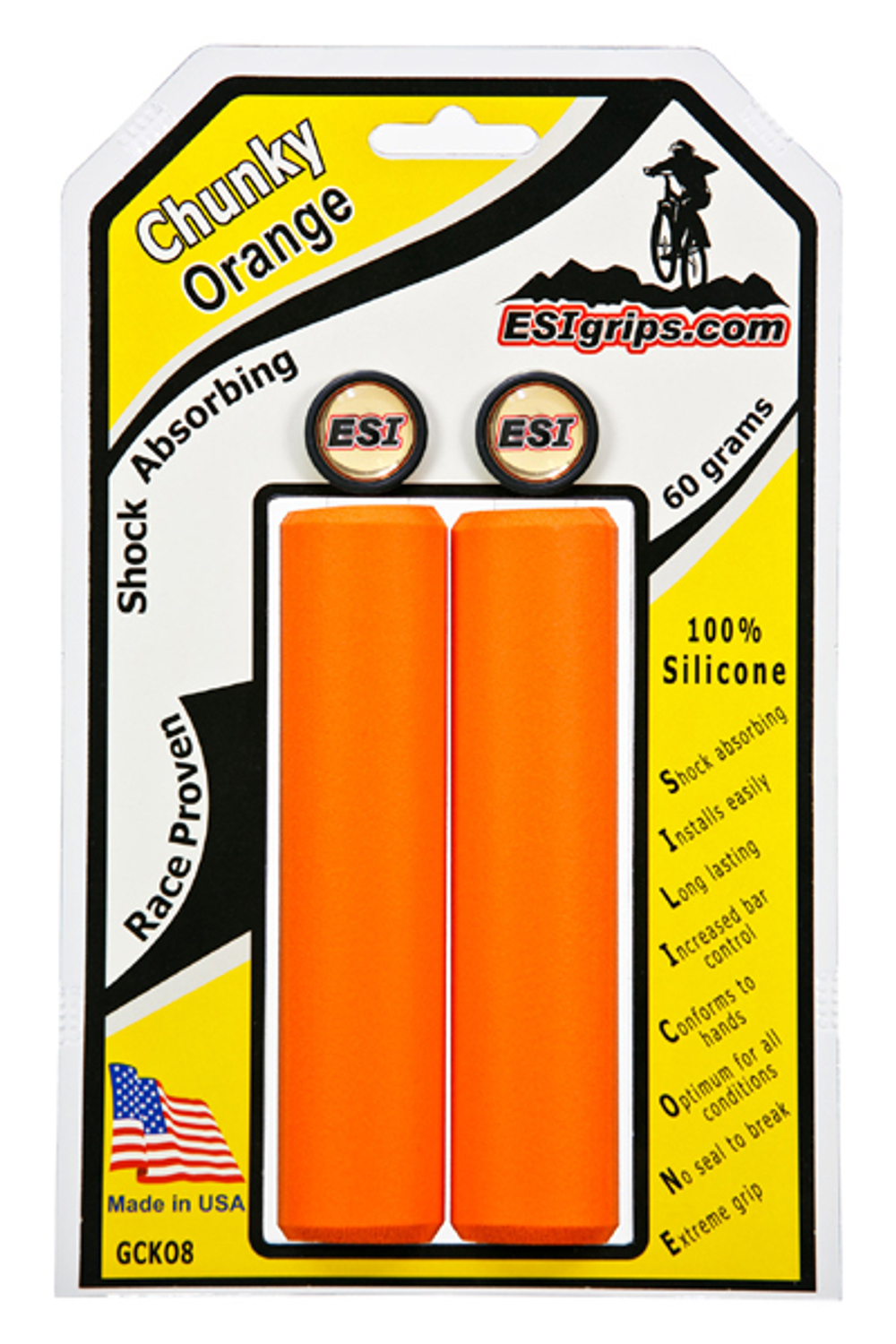 Грипсы ESI Chunky, Orange GCKO8