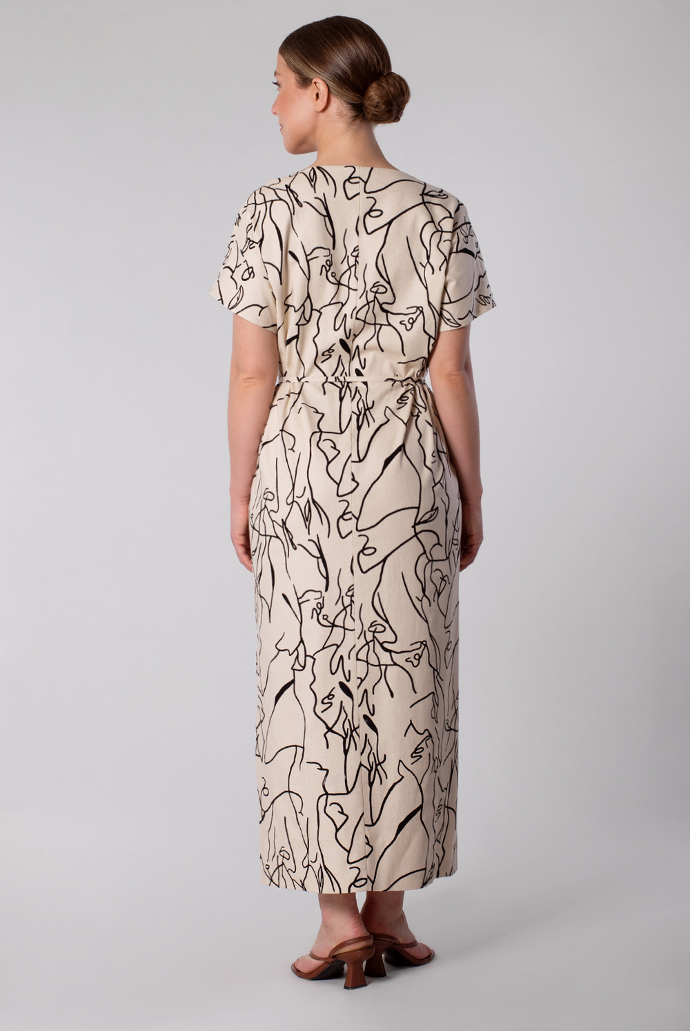 Платье женское 3946АПБ, Абстракция #363Абв053946АПБ