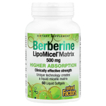 Natural Factors, берберин LipoMicel Matrix, 60 капсул